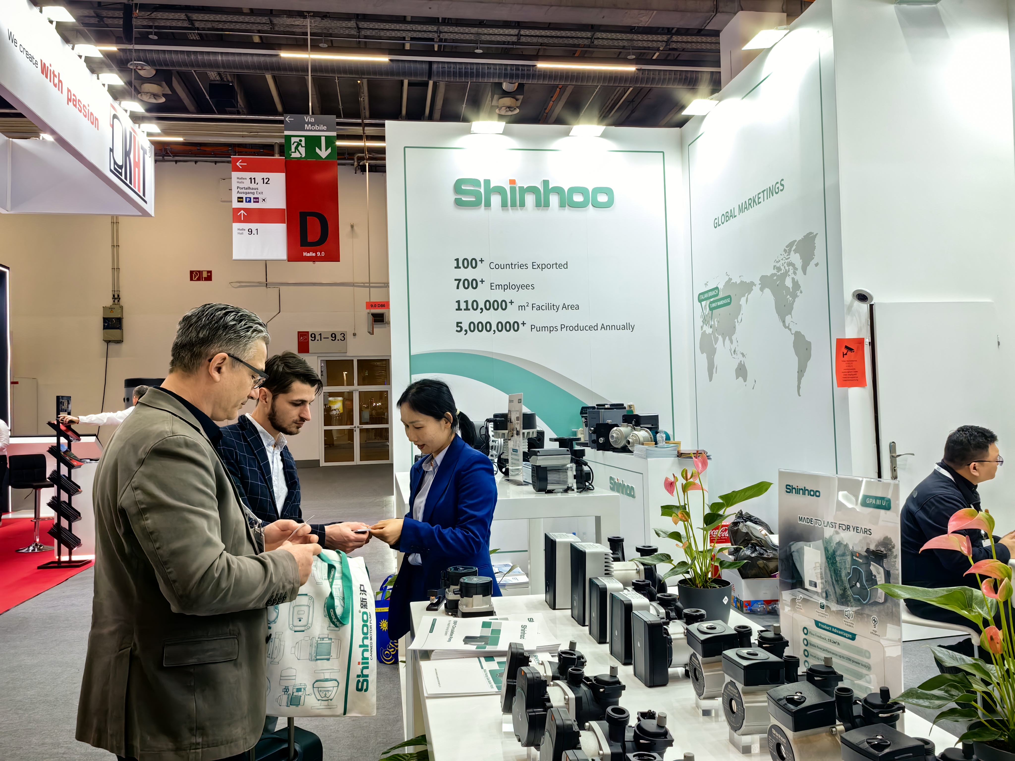 Shinhoo schlie&szlig;t Teilnahme an der ISH 2025 Frankfurt ab