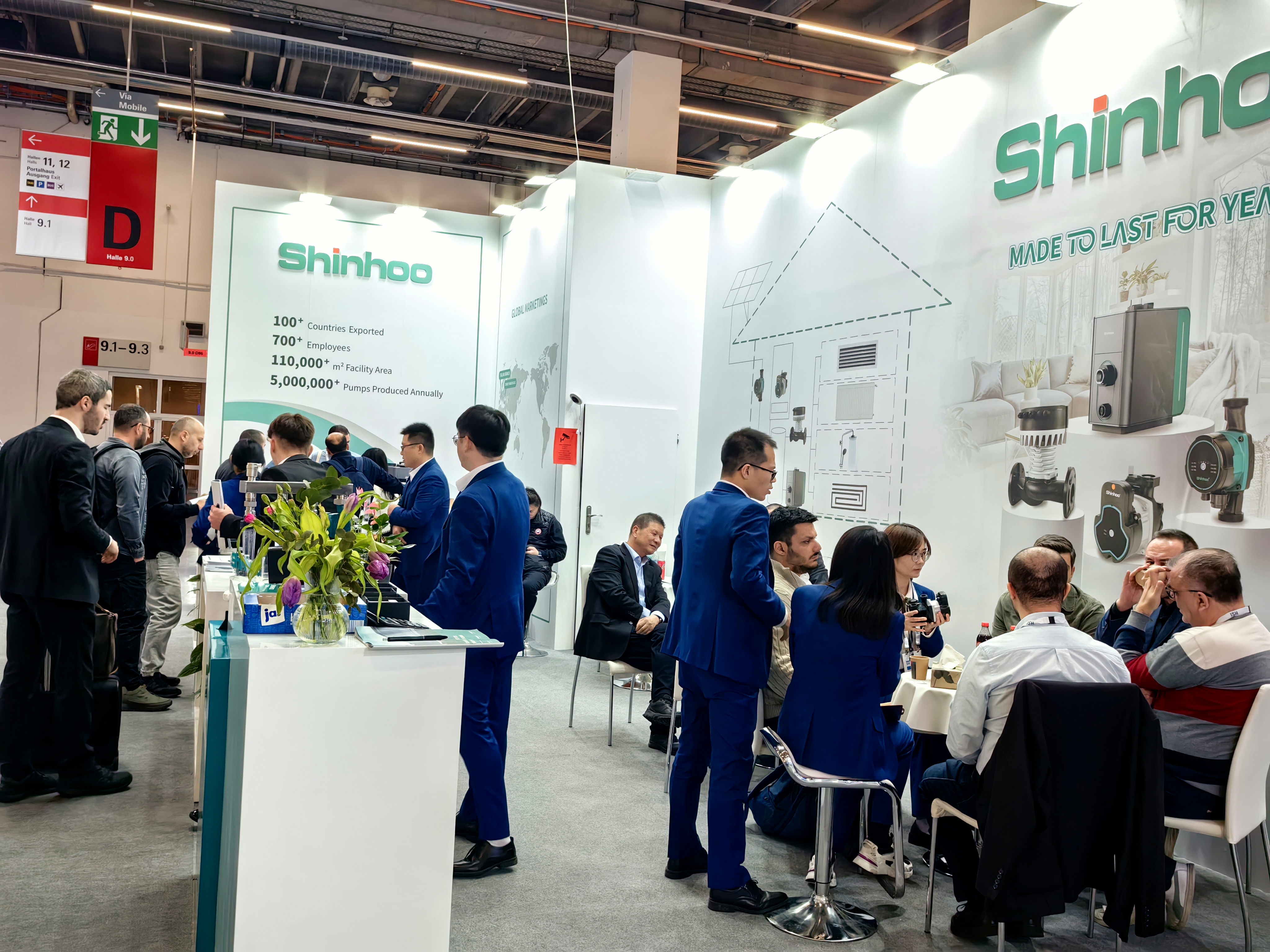 Shinhoo schlie&szlig;t Teilnahme an der ISH 2025 Frankfurt ab
