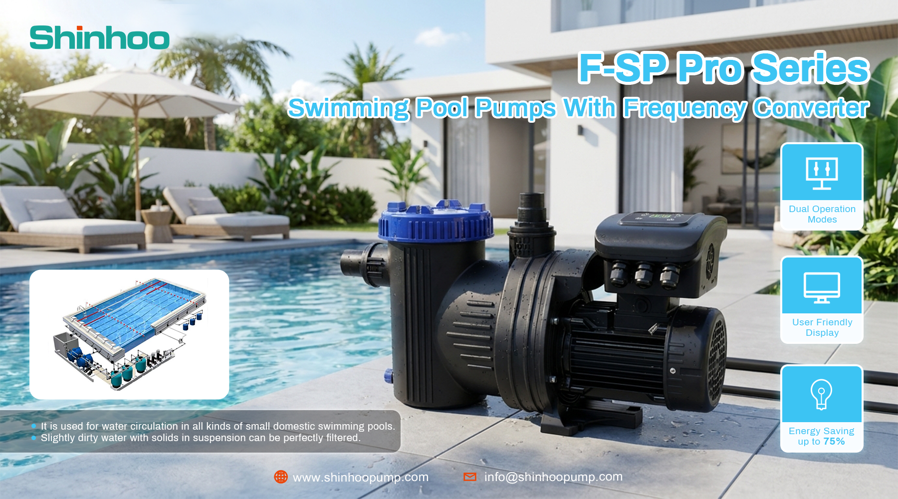 F-SP Pro Series Schwimmbadpumpen