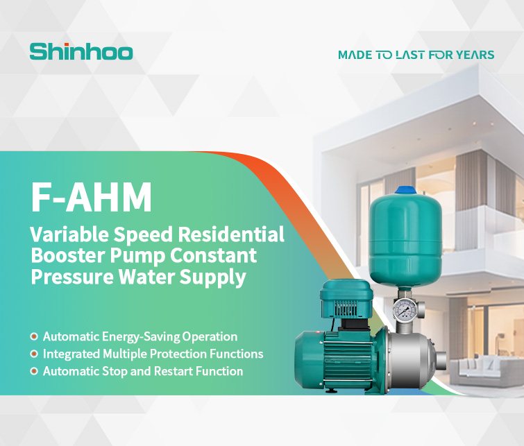  F-AHM – Variablespeed-Booster-Pumpen für konstante Druckversorgung