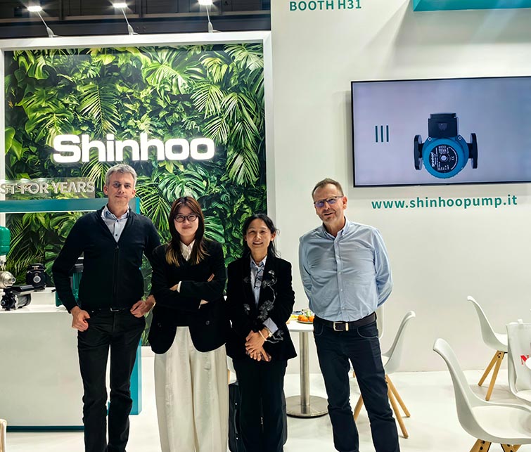 Shinhoo präsentiert neue Pumpenlösungen auf der MCE 2026